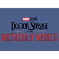 thumbnail image 2 of Boy's Marvel Doctor Strange in the Multiverse of Madness Main Logo  Pull Over Hoodie Navy Blue Heather X Large, 2 of 4