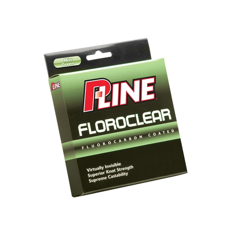 P-Line Floroclear Fluorocarbon Coated Mono, Mist Green, 10lb P-Line Floroclear Fluorocarbon Coated Mono, Mist Green, 10lb