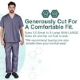 thumbnail image 5 of M&M SCRUBS Unisex Solid Scrub Set, Women Medical Uniforms 102, 5 of 6
