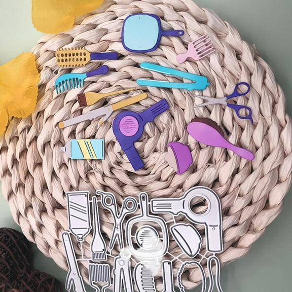 BETTERLIFE Barber Tools Metal Cutting Dies Die Cut Stencil Embossing Scrapbooking Lot Z4E8