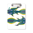 thumbnail image 1 of China France Eiffel Tower china dragon Portapapeles Carpeta de escritura Placa de soporte A4, 1 of 4