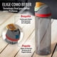 thumbnail image 5 of MAGMALIFE Termo Boost Clear 710 ml, Botella Transparente con Popote y Tapa Dual, Antiderrames, Tritan Resistente, Apertura Rápida, Asa Integrada, Libre de BPA (Gris), 5 of 8