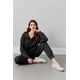 thumbnail image 5 of Conjunto de atuendos PINSPARK para mujer 2024, otoño, viajes, negro, XXL, 5 of 6
