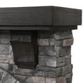thumbnail image 6 of FESTIVO 45 in. Freestanding Electric Fireplace in Gray, 6 of 10