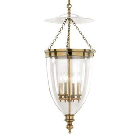 

Hudson Valley Lighting 143 Hanover 4 Light 16 Wide Taper Candle Pendant - Brass