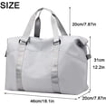 thumbnail image 3 of Sac de Sport Sac de Voyage Sac de Sport Gris, 3 of 7