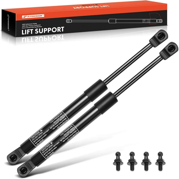 A-Premium Bonnet Hood Lift Supports Shock Struts Gas Spring Damper Replacement for Hummer H3 2007-2010 Sport Utility 2-PC Set