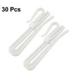 thumbnail image 4 of Unique Bargains Adjustable Depth Pinch Pleat Locking Curtain Tape Clip Hook Plastic 30 Pcs, 4 of 6