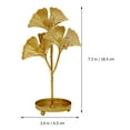 thumbnail image 5 of OULII 1Pc Golden Jewelry Tray with Leaf Shape Iron Frame Environmentally Friendly Paint, 5 of 5