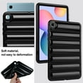 thumbnail image 5 of Case Designed for Samsung Galaxy Tab S6 Lite 10.4" 2024 / 2022 / 2020, Stylish Down Jacket Desigh Soft TPU Shockproof Protective Lightweight Tablet Case Cover for Girls Women, Black, 5 of 7