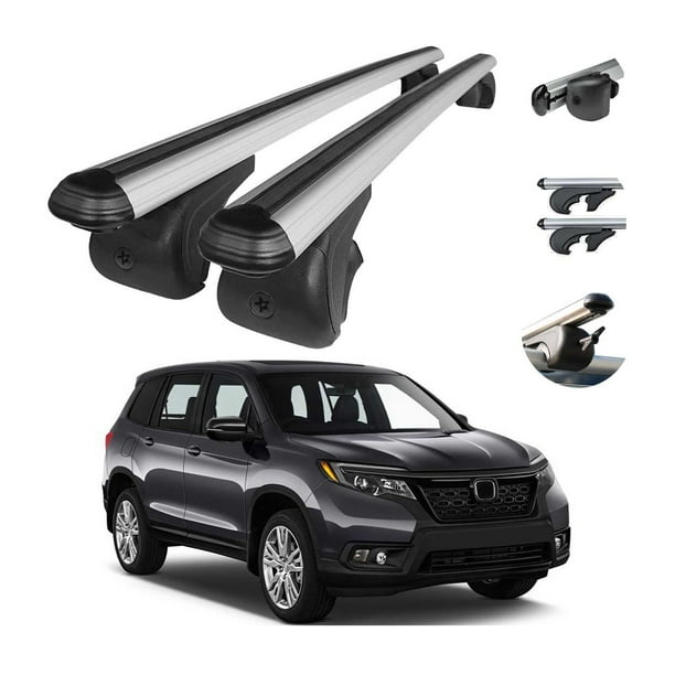 Fits Honda Passport Touring 20192022 Silver Roof Rack Cross Bar