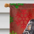 thumbnail image 3 of Carolines Treasures SC9581CHF Coonhound Red Snowflake Christmas Flag Canvas House Size, 3 of 4