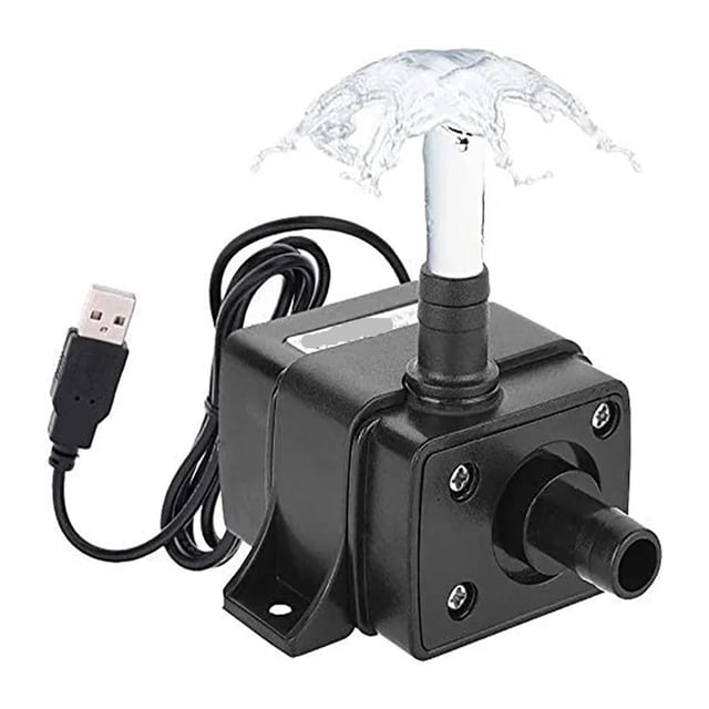 Mini Super Silent Water Pump Brushless for Aquarium Fish Tank Fountains USB Submersible Circulating