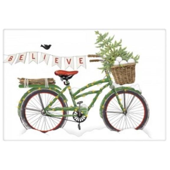 Mary Lake-Thompson BT1680 Believe Bike Flour Sack Towel 30 Inches
