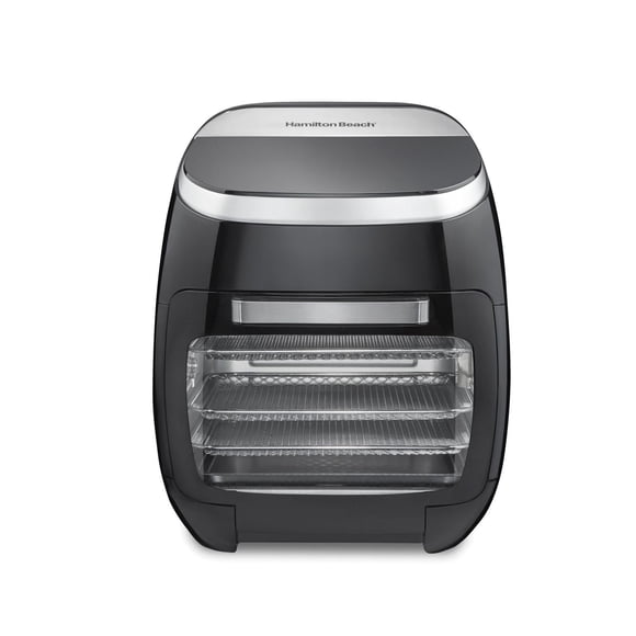 Hamilton Beach Digital Air Fryer Oven with Rotisserie, 11.6 qt Capacity, Black, 1700 W, 1 Count, Model 35073