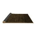 thumbnail image 2 of Ahgly Company Indoor Square Abstract Brown Modern Area Rugs, 7' Square, 2 of 4