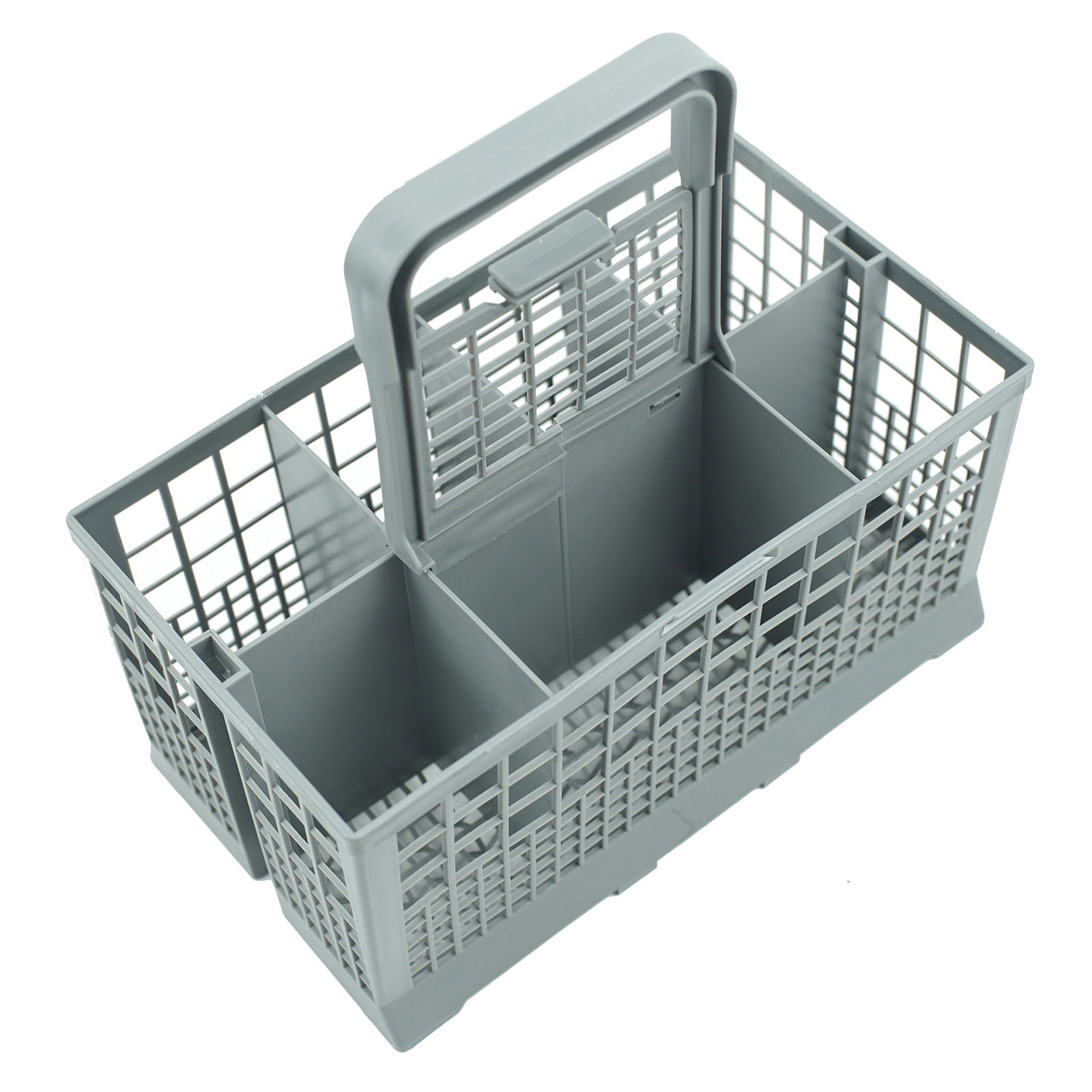 Dishwasher Cutlery Basket Storage Rack,Removable Handle Kitchen Organizer Basket,Spoon Fork Knife Cleaning Holder,Heat Resistant Dishwasher Insert Basket,Kitchen Utensil Cleaning Storage Basket