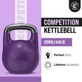thumbnail image 2 of Kettlebell Kings Competition Kettlebells Weight (35mm handle) 8-48 KG - Hand weights Workout Gym Equipment and Strength training sets for Women and Men for Home Gym - Suitable for Repetition Workouts, 2 of 7