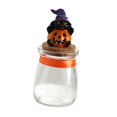 thumbnail image 3 of Tarro de almacenamiento de cocina, tarro de almacenamiento de alimentos, centros de mesa para fiesta de Halloween, bote de almacenamiento, organizador calabaza con sombrero, 3 of 8