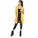 thumbnail image 1 of Maxi chaleco con abertura color Amarillo AMAD Casual para mujer talla L, 1 of 3