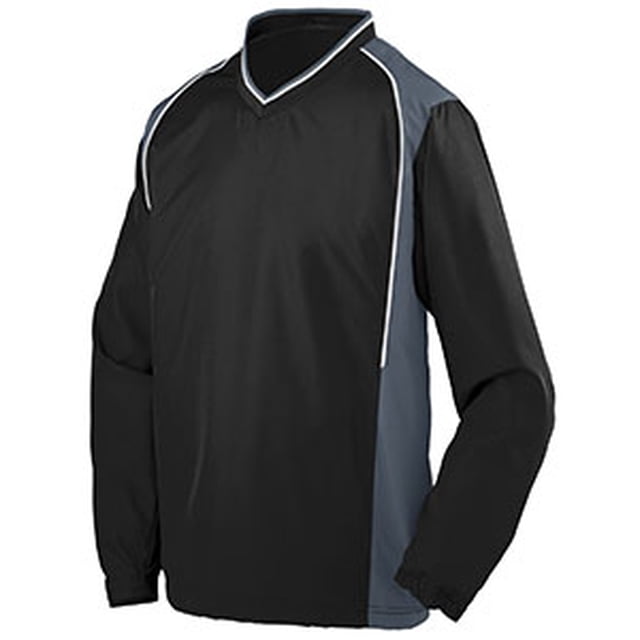3745 AG HOMBRE ROAR V-NCK SUÃTER JKT NEGRO/ GRPH/ BLANCO 2XL Nave de descenso de Augusta 3745