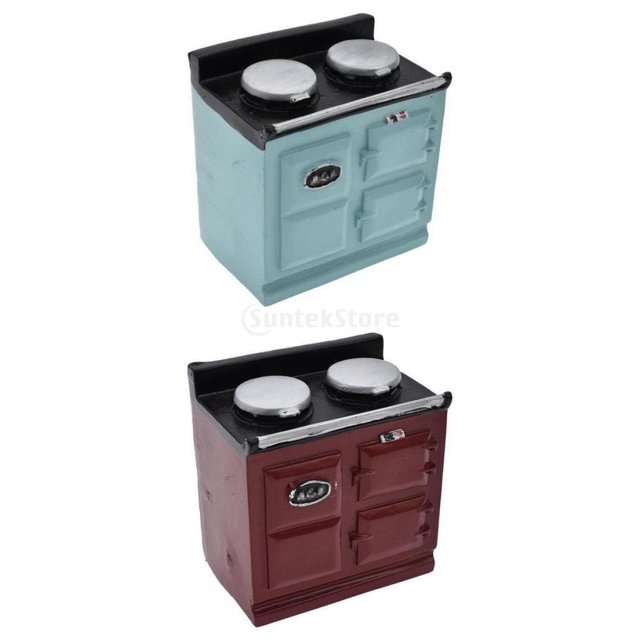 2 Muebles en Miniatura para de Simulación #1/12 Decoración de Cocina para Baoblaze Miniaturas de casa de muñecas