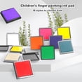 thumbnail image 4 of Mini Ink Pads Colorful Oil Water-based Inkpad Handmade Children DIY Accessories Scrapbook Rubber Art Craft Stamps Printing Mud DIY Accessories Handcrafted Blue, 4 of 9