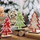 thumbnail image 5 of piezas de árbol de Navidad de madera para escritorio, decoración de mesa con impresión, mini árbol de Navidad, adorno para fiesta de Navidad., 5 of 6