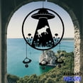thumbnail image 4 of Handmadetneonsign UFO Abduction Cow Wildflowers Wind Chimes, Funny Gifts for Kis, Cow Sign 140525, 4 of 4