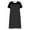 Black, variant on Polka Dot Nightgowns for Women Soft Cozy Short Sleeve Summer Dress Casual Crewneck Midi Dresses Loungewear 2026 Black S