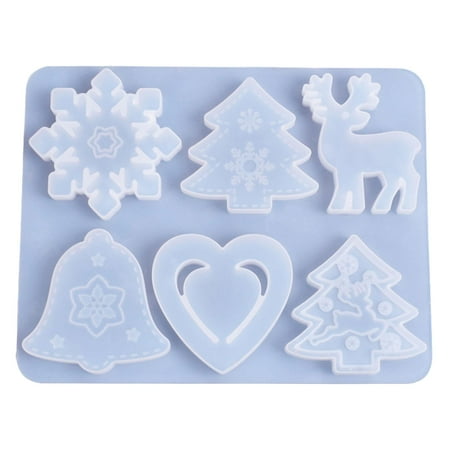 

Christmas Silicone Mold | Mini Snowflake Christmas Silicone Molds | Suitable for Making Candies Cakes Syrups Melted Chocolate Ice Cubes Mini Soaps