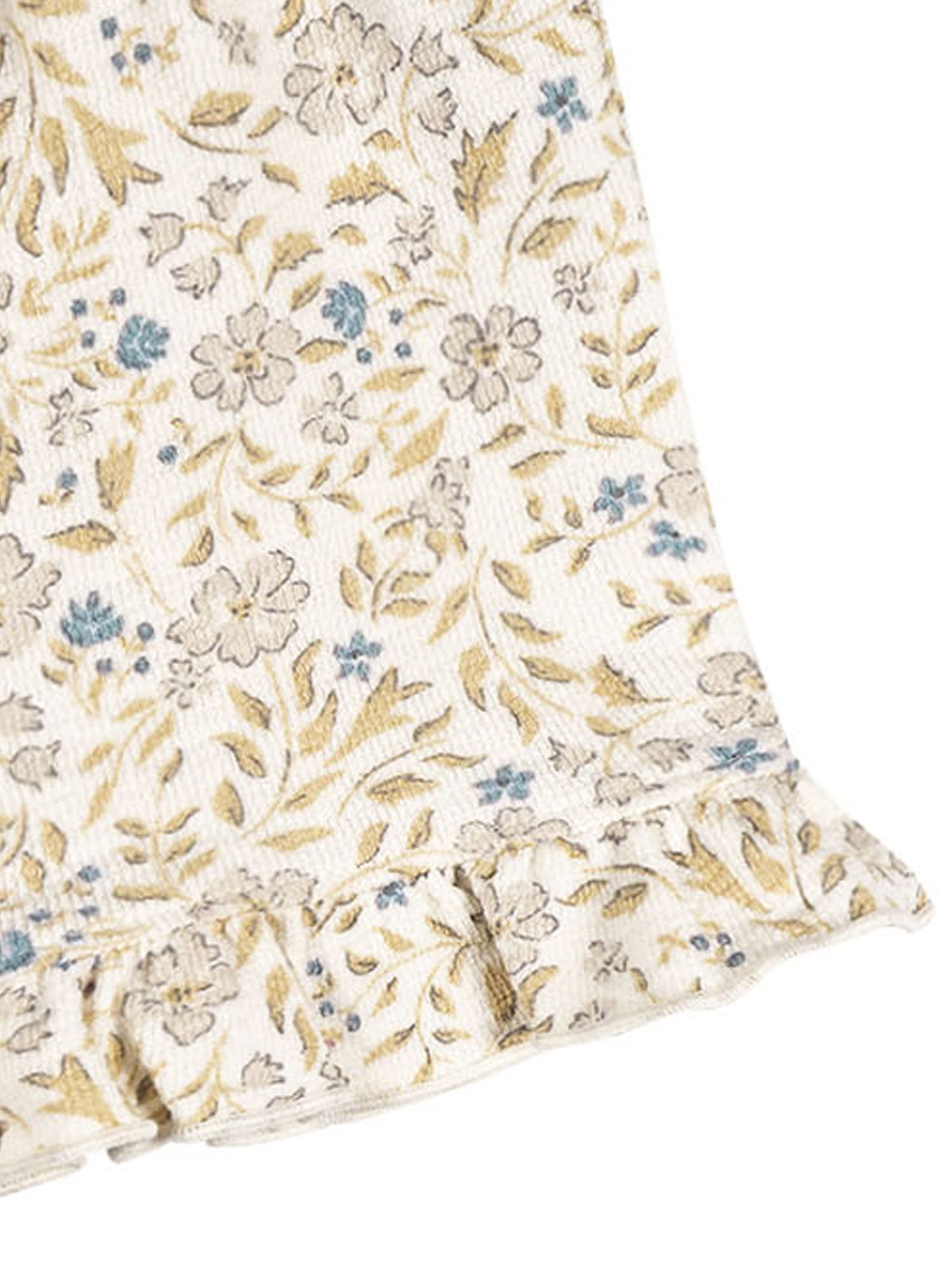 Modern Moments by Gerber Baby and Toddler Girl Organic Shorts with Ruffle Trim, Sizes 0/3 Months - 5T
