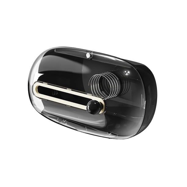 Dispensador de papel higiénico impermeable multiusos INS negro