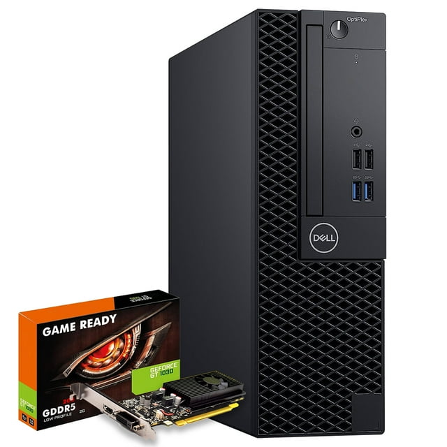 A Grade Gaming PC - Dell 3060 Computer Desktop PC | Hexa Core i5 Processor | 8GB DDR4 RAM 256 (SSD) | WiFi | Bluetooth 4.0 | GeForce GT1030 2GB DDR5 (HDMI) | Windows 11 Pro