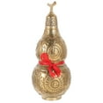thumbnail image 1 of Delicada decoración del modelo de cobre calabaza de calabaza adornamiento coleccionable para el hogar (dorado), 1 of 6