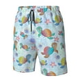 thumbnail image 5 of Naloa Colorful Sea Turtle Men's Beach Shorts, Surfing shorts, Swim trunks, Quick Dry Swim Trunks for Surfing Beach Fun - XX-Large, 5 of 9