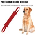 thumbnail image 2 of Greeniant Entrenador de mascotas de tela de algodón, Color sólido, doble asa, al aire libre, interactivo, relajante, entrenamiento, juguete Suministros para perros Negro, 2 of 6