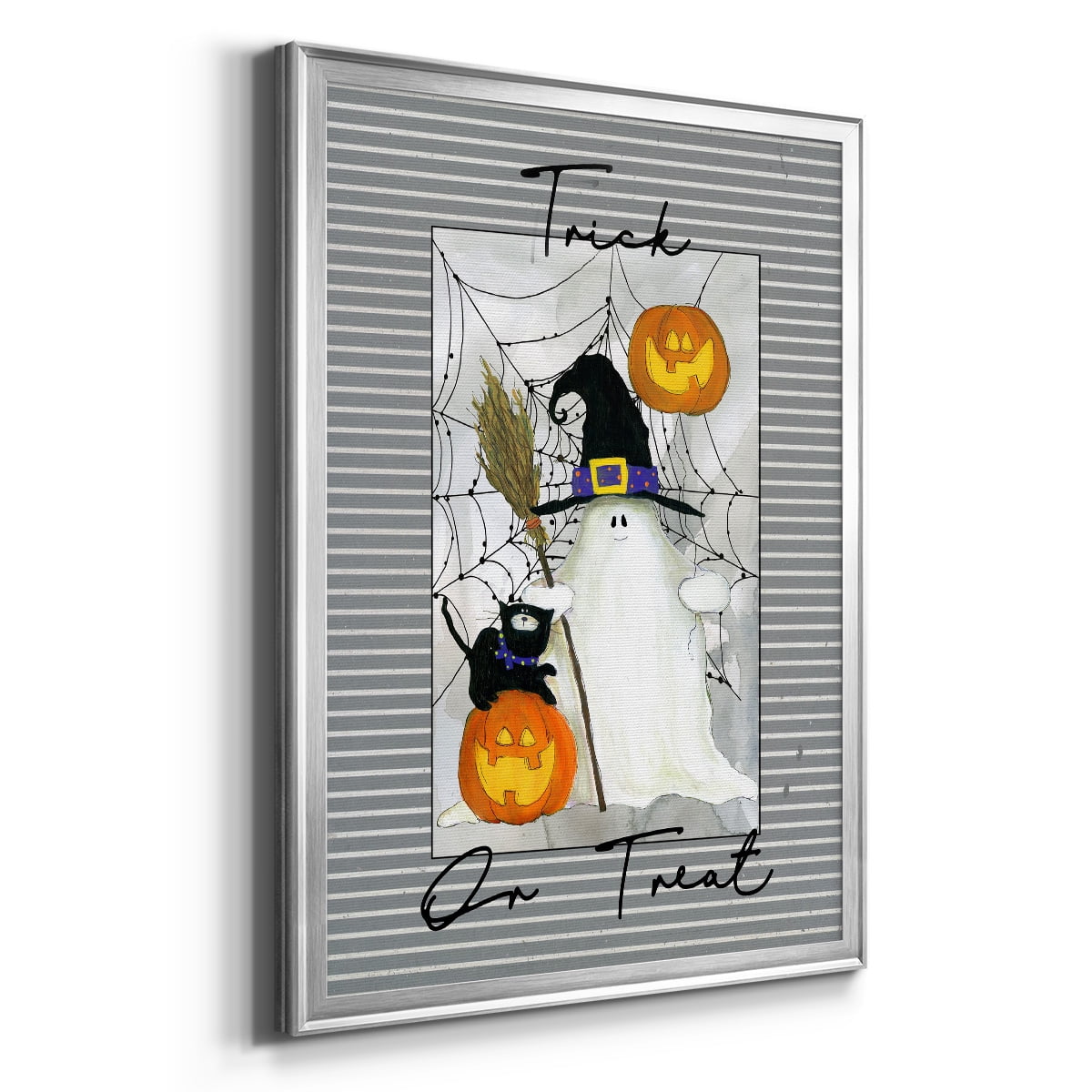 Trick or Treat Ghost Premium Classic Framed Print - Ready to Hang