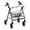 Panda, variant on HELLHERO Rollator Walker Cover Removable and Washable Rollator Walker Seat and Backrest Rollbar Covers Set for Elderly Adults Walker Protection Cherry Blossom