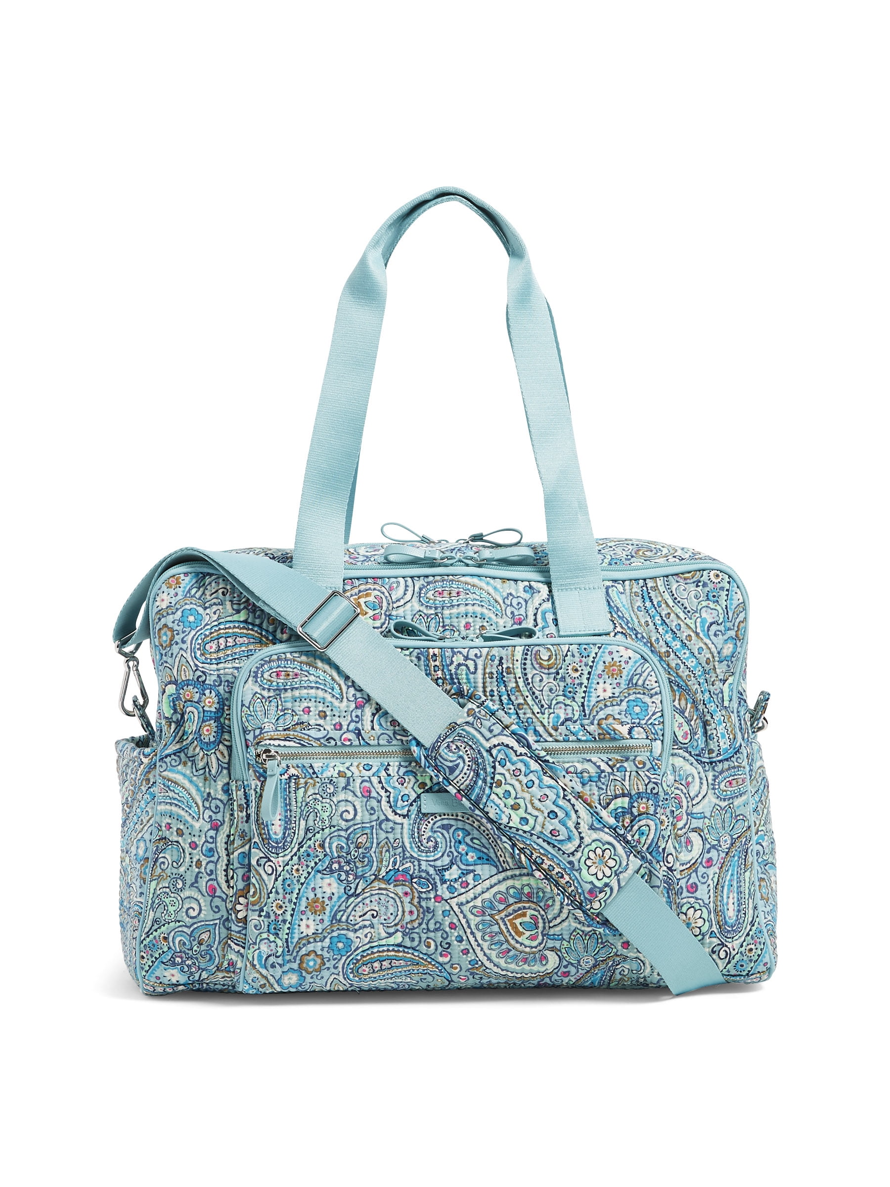 vera bradley iconic deluxe weekender travel bag
