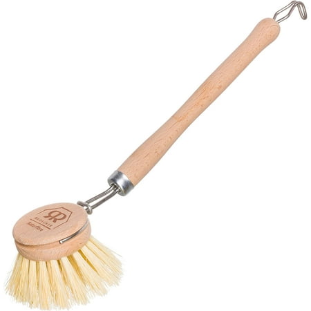 

Tampico Fiber Dish Brush with Untreated Beechwood Handle 9-Inches