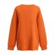 thumbnail image 4 of ICHUANYI Clearance Halloween Sweatshirt Women Pumpkin Coffee Graphic Sweatshirts Cute Halloween Shirts Fall Crewneck Sweatshirt(Orange, XXL) ICHUANYI WER2023081202925, 4 of 5