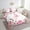 Pink Red White, variant on Erosebridal Twin Bed in a Bag Initial Letter Comforter Set with Sheets 7Pieces All Season Bowknot Alphabet Bedding Sets with Comforter,Pillow Sham,Flat Sheet,Fitted Sheet and Pillowcase