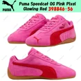 thumbnail image 1 of PU & MA Speedcat OG Pink Pixel Glowing Red 398846-56 Men's Size, 1 of 6
