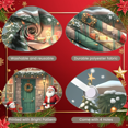 thumbnail image 4 of Festive Decoration Merry Christmas Santa Winter Wonderland Snowman Holiday Design for Christmas Party Holiday Season Indoor Outdoor, 4 of 9