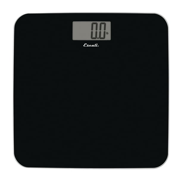 Escali B180SB Square Bath Scale,400lb Capacity, Sleek and Slim Profile