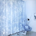thumbnail image 3 of LINLIN 300 LED Curtain Lights, USB & Battery Operated Window Icicle Lights, 3m x 3m 8 Modes Remote Control Window Curtain Fairy Lights for Outdoor Indoor Garden Decoration, 3 of 9