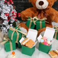 thumbnail image 4 of Favor Boxes Jutom, 100 unidades, extra pequeñas, color verde caramelo, con cinta, 4 of 6