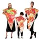 thumbnail image 1 of Adults Kids Funny Pizza Costume Halloween Food Cosplay Family Group Outfits Carnival Easter Purim Fancy Dress, 1 of 5