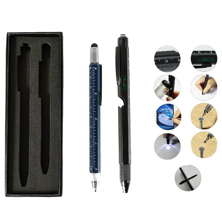 Doolland 9 in 1 Multi-Tool Pen Set, Cool Gadgets for Men, Unique